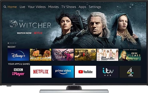 JVC LT-55CF890 55" 4K UHD Smart LED TV, B